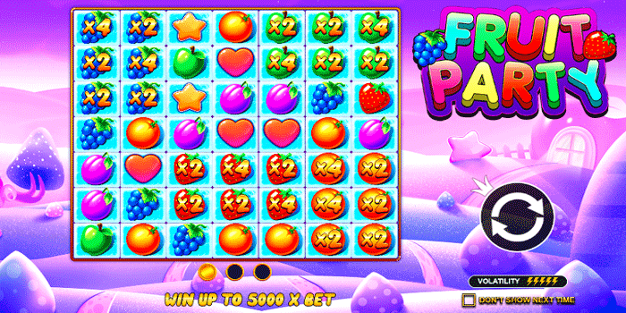 Cara Mudah Menang Slot Fruit Party Dengan Pola Spin Klasik